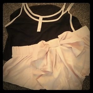 Victoria's secret pajama set with bow back